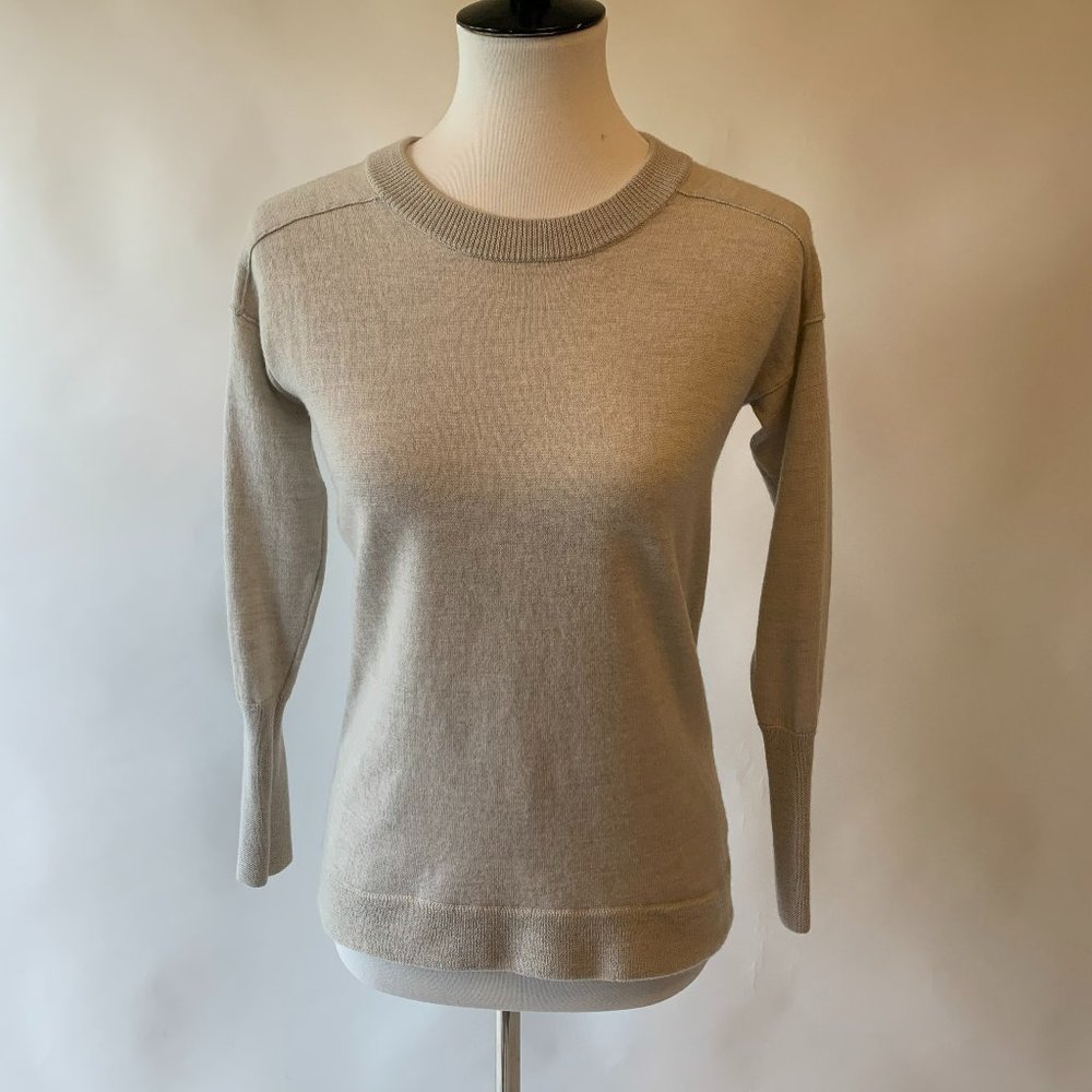 J. Crew cream sweater
